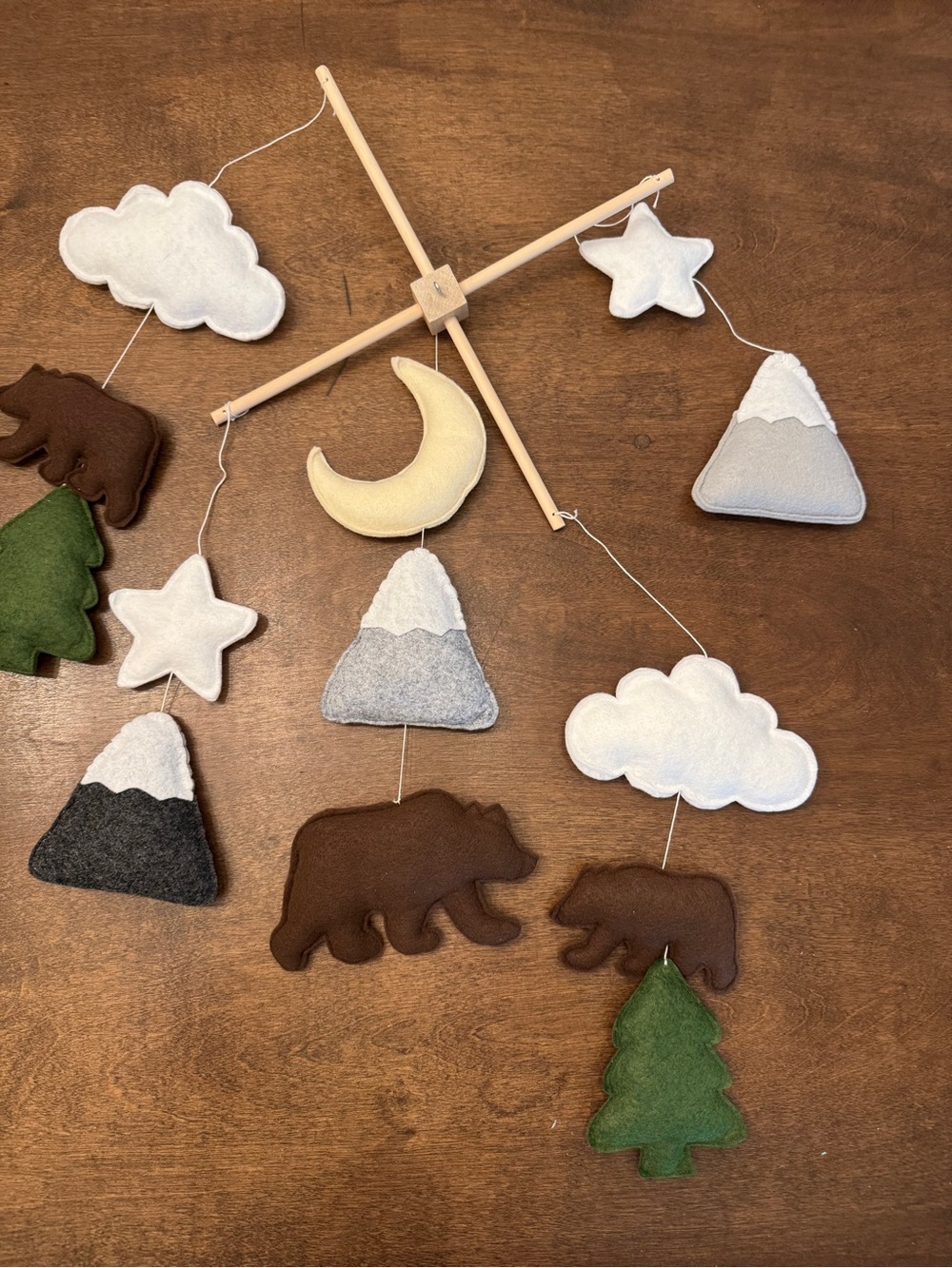 Woodland Theme Crib Mobile